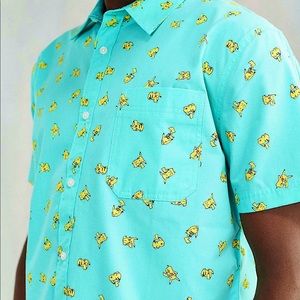 Pokemon Pikachu Patterned Button Up